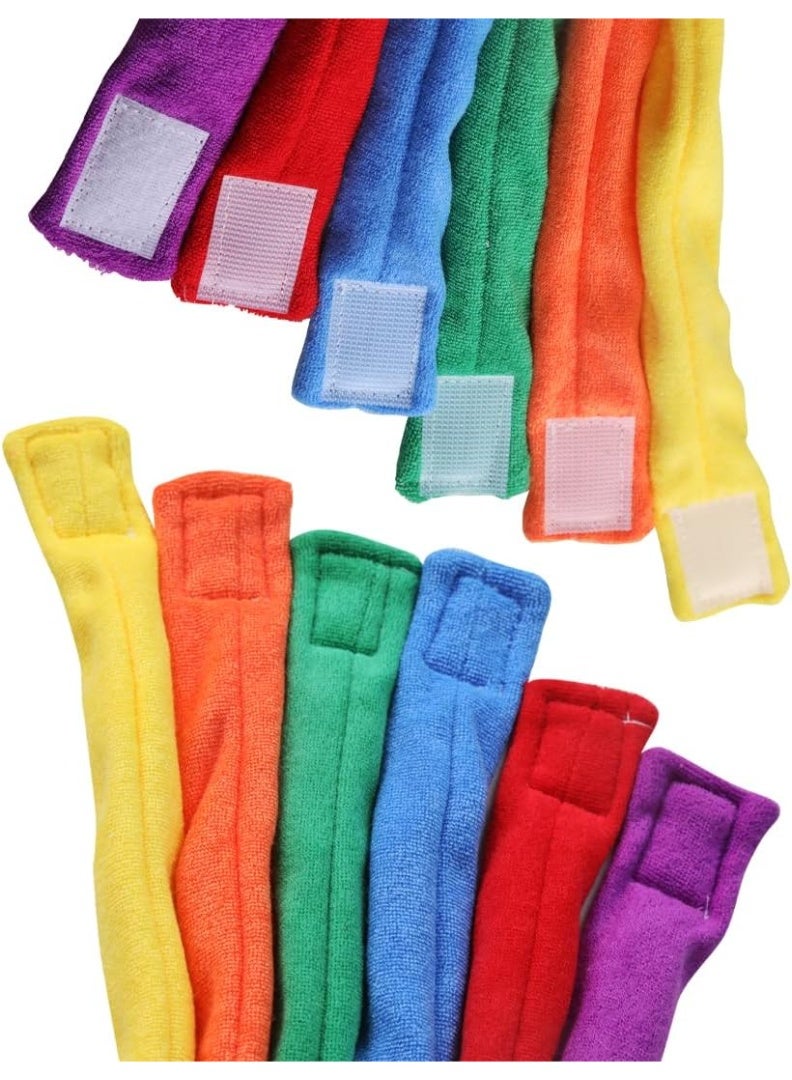 abley's Rainbow Sensory Chew Band, Multicolor Terry Cloth, Therapeutic Aid for Autism, Reusable Oral Motor Tool (Pack Of 6) - Image 4